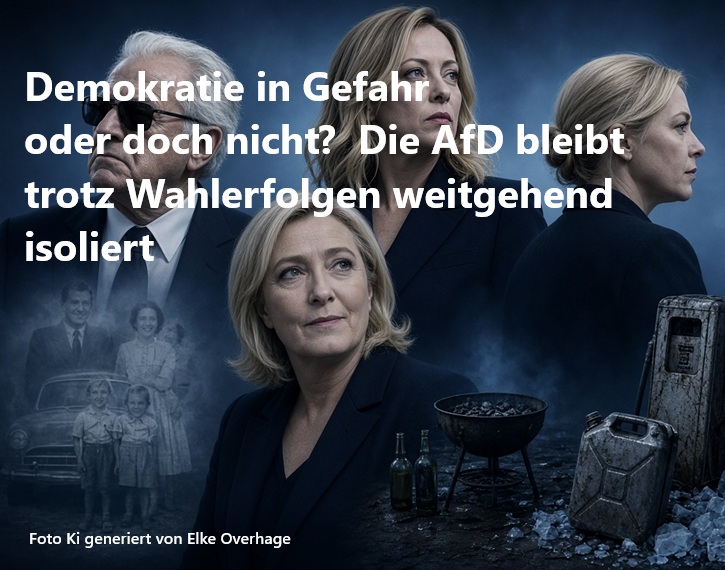 Demokratie in Gefahr – oder doch nicht? Die AfD bleibt trotz Wahlerfolgen weitgehend isoliert
