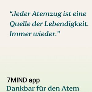Selbstsorge.Jeder Atemzug ist eine Quelle der Lebendigkeit.Immer wieder.